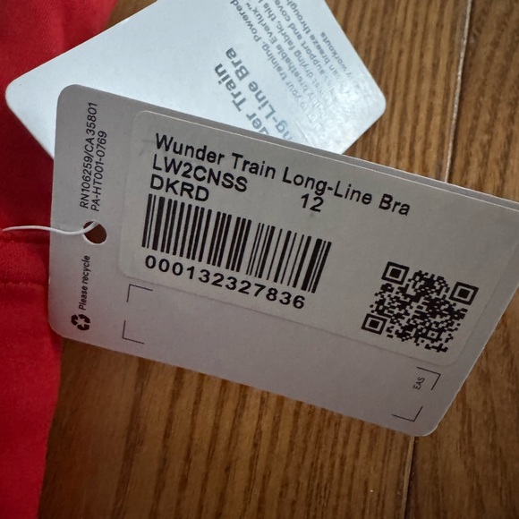 NWT Wunder Train Long-Line Bra - 12 - Picture 3 of 3